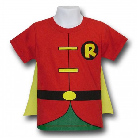 Robin Kids Costume Caped T-Shirt - SuperHeroStuff