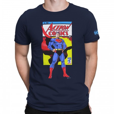 Superman Action Comics No. 1000 Men's T-Shirt - SuperHeroStuff