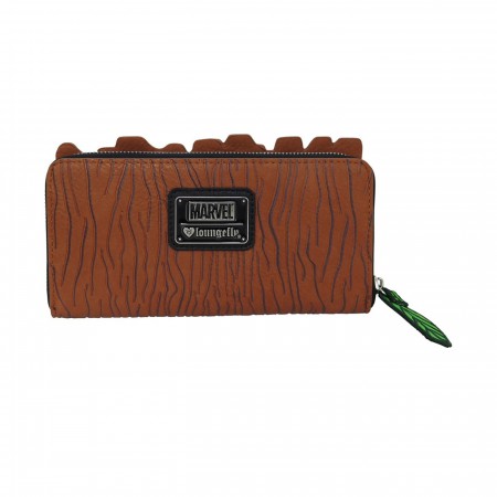 Product image 2 for Baby Groot Women's Loungefly Zip Around Wallet