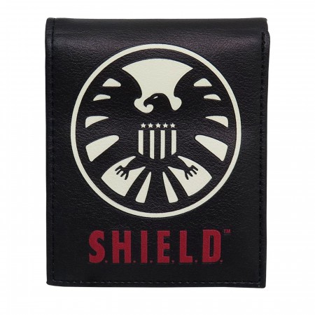 Shield Classic Logo Men's Bi-Fold Wallet - SuperHeroStuff