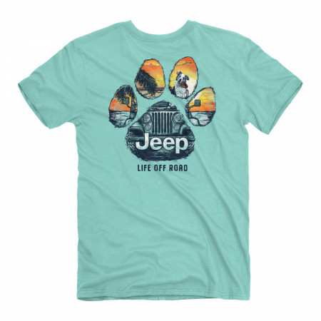 Jeep Made to Explore Front and Back Print Pigment Dyed T