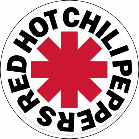 Red Hot Chili Peppers Asterisk Logo Keychain - WearYourBeer