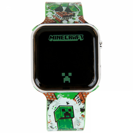 Product image 1 for Minecraft Creeper Explosion LED Digital Wrist Watch