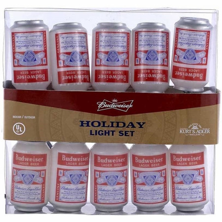 Budweiser Vintage Budweiser Can 10-Light Set - WearYourBeer