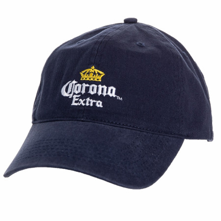 Corona Extra Royal Blue Adjustable Strapback Dad Hat - WearYourBeer