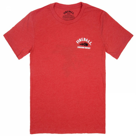 Product image 1 for Fireball Whiskey Red Hot Logo Front and Back Print ...