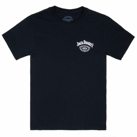 Maglietta Ufficiale Jack Daniel's Uomo Taglia M-L E Donna Taglia M - Cotone Nero