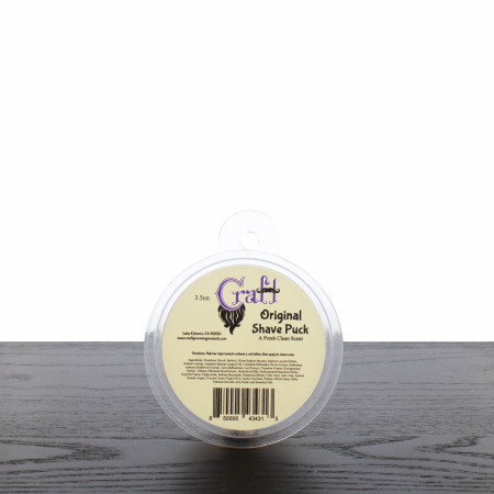 Craft Grooming 3.5 oz. Shaving Soap Puck, Original