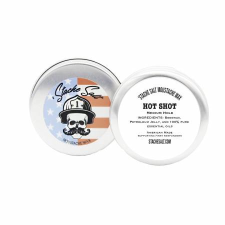 'Stache Salt Medium Hold Mustache & Beard Wax, Hot Shot - West Coast ...