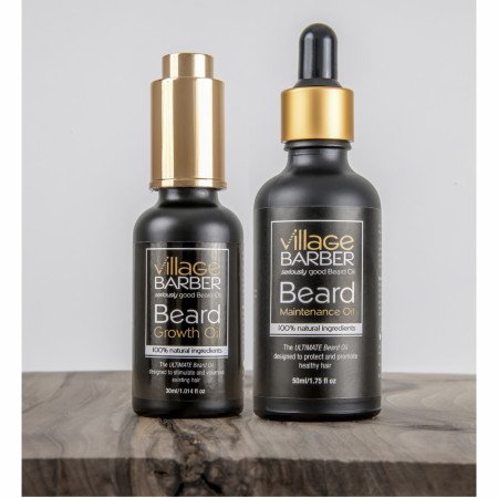 Product image 5 for Village Barber Beard Growth and Maintenance Oil Twin Pack
