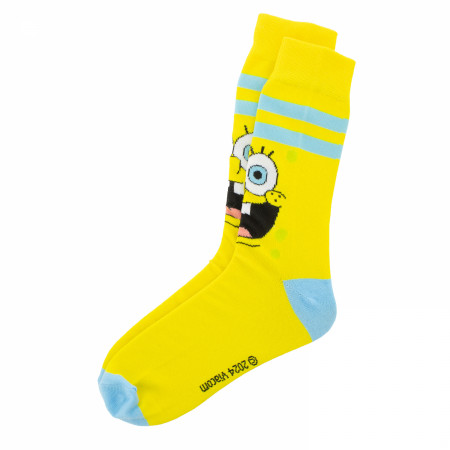 Product image 2 for SpongeBob SquarePants Characters 6-Pack Crew Socks