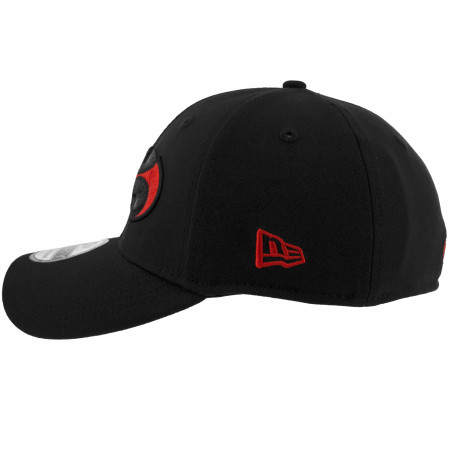 New Era Batman Dark Knight Trilogy Logo nero su nero 39Thirty Cappello