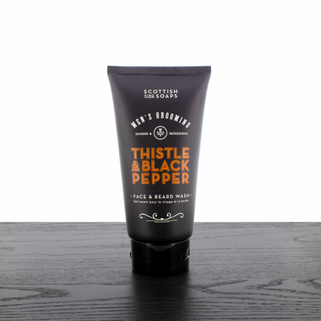 Scottish Thistle & Black Pepper Face & Beard Wash, 150 ml.