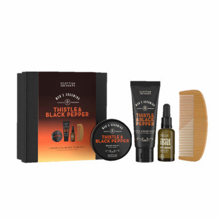 Product image 1 for Scottish Thistle & Black Pepper Complete Beard Care Kit