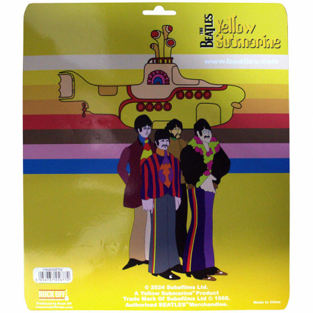 The Beatles Yellow Submarine Heads Embossed Magnet Set - WearYourBeer