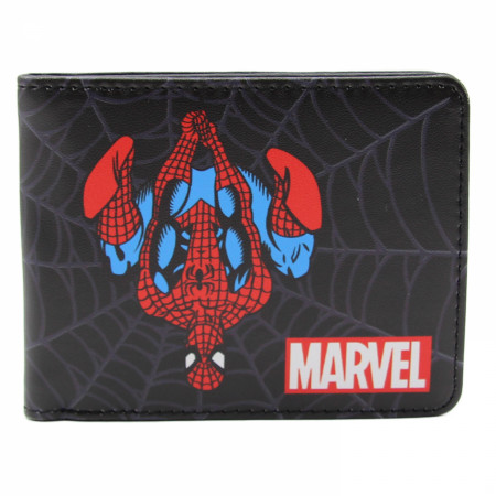 Spider-Man Upside Down Web Bifold Wallet - SuperHeroStuff
