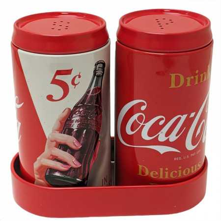 Coca-Cola Vintage 5 Cent Salt and Pepper Shaker Set - WearYourBeer