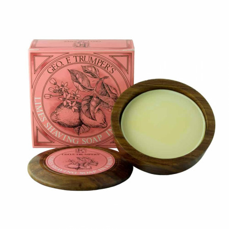 Product image 1 for Geo F Trumper Extract of Limes Shaving Soap in Wooden Bowl