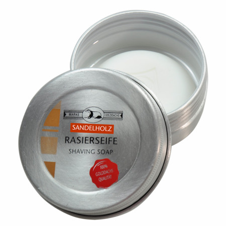 Product image 1 for GOLDDACHS Sandalwood Shaving Soap with Aluminum Tin