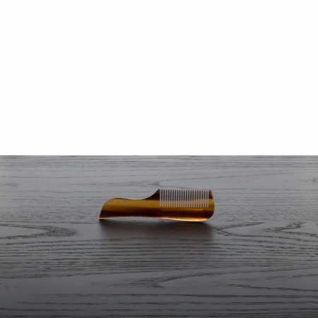 GOLDDACHS Rhodoite Beard Comb with Handle