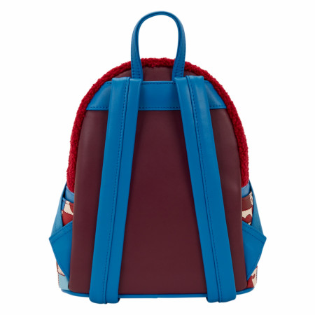 Spider-Man Sweater Pattern & Sherpa Heart Mini Backpack By  display picture 1