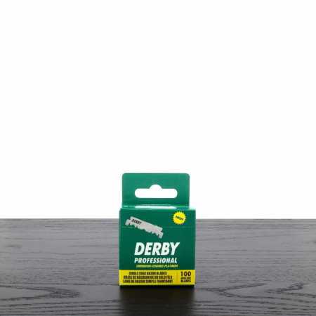 Derby Professional Single Edge Razor Blades, 100-ct (green)