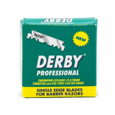 Product image 1 for Derby Professional Single Edge Razor Blades, 100-ct (green)