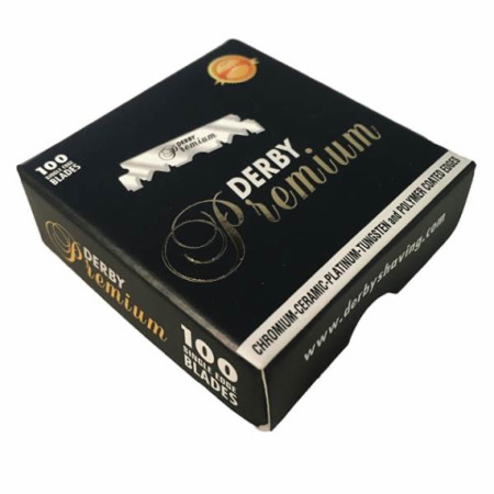 Product image 1 for Derby Premium Single Edge Razor Blades, 100-ct (black)