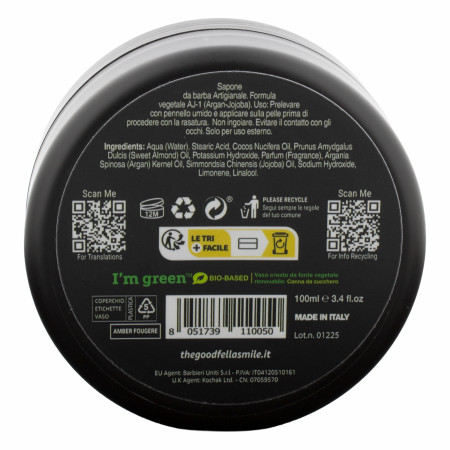 Product image 1 for Goodfellas Smile Shaving Soap, 3.4 oz. Amber Fougere