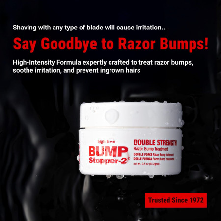 Product image 1 for High Time Bump Stopper-2 Double Strength Razor Bump Treatment, .5 oz.