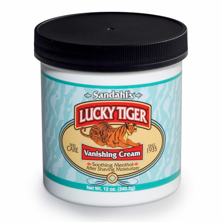 Product image 1 for Lucky Tiger Menthol Mint Vanishing Cream, 12 oz.