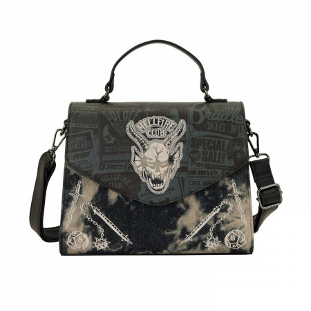 Stranger Things Hellfire Club Cross Body Bag By Loungefly