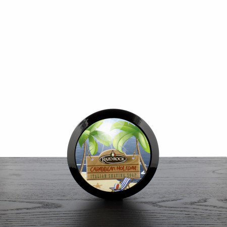 RazoRock Caribbean Holiday Shaving Cream Soap, 5 oz.