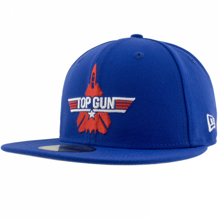Top Gun Logo New Era 59Fifty Fitted Hat - SuperHeroStuff