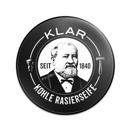 Product image 2 for KLAR Shaving Soap - Activated Charcoal, 110 g