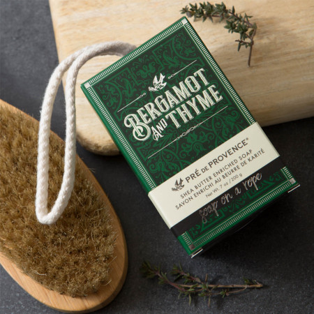 Product image 2 for Pre de Provence Bergamot & Thyme Soap on a Rope