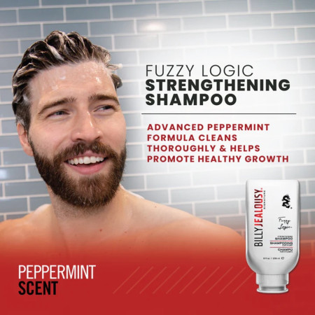 Product image 1 for Billy Jealousy Fuzzy Logic Strengthening Shampoo, 8 oz.