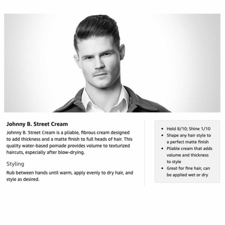 Product image 6 for Johnny B Street Cream, 3 oz.