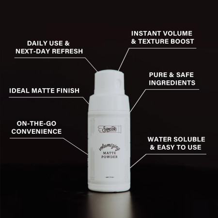 Product image 4 for Samson's Volumizing Matte Powder, 1.4 oz.