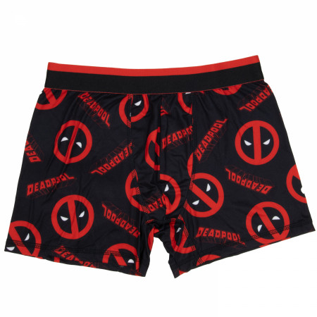 Product image 3 for Deadpool Logo Patterns 3-Pair Pack of Boxer Briefs