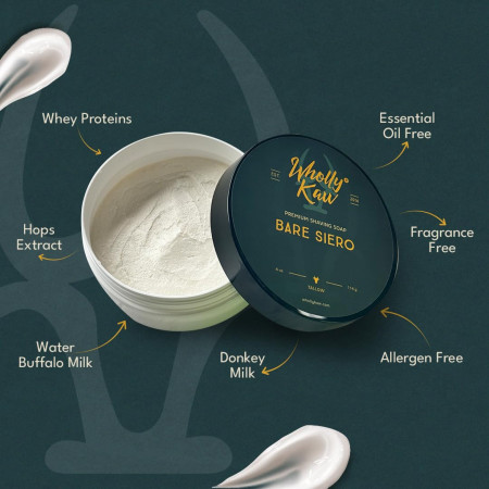 Product image 1 for Wholly Kaw Shaving Soap, Bare Siero - Unscented