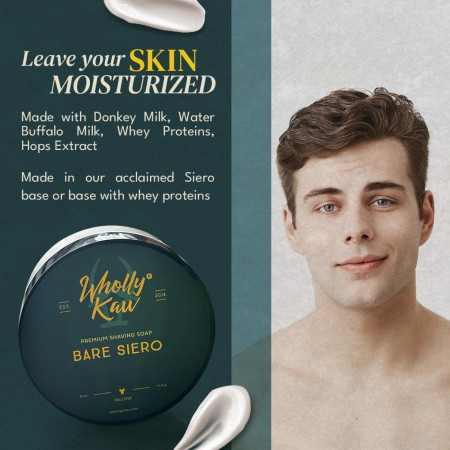 Product image 3 for Wholly Kaw Shaving Soap, Bare Siero - Unscented