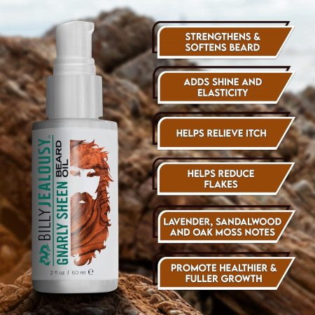 Product image 4 for Billy Jealousy Gnarly Sheen Beard Oil, 2 oz.