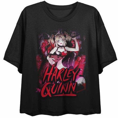 Harley Quinn Good to be Bad Sport Bra and Boy Short Panty Set