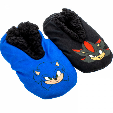 Sonic The Hedgehog Plush Adult Slippers SuperHeroStuff