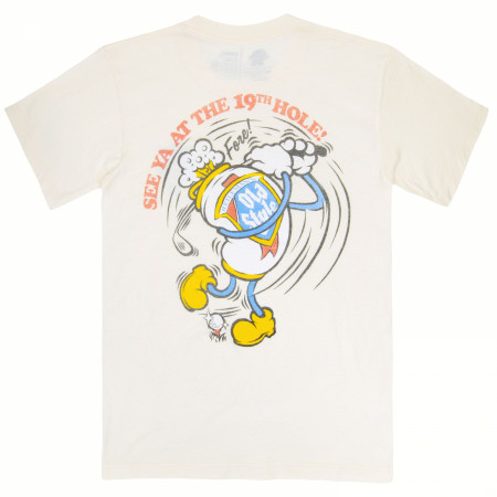 Old Style Golf See Ya at The 19th Hole Front and Back Print T