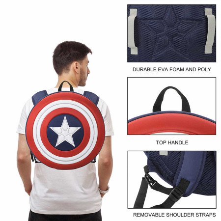american shield laptops backpack Captain America Shield Cosplay Backpack