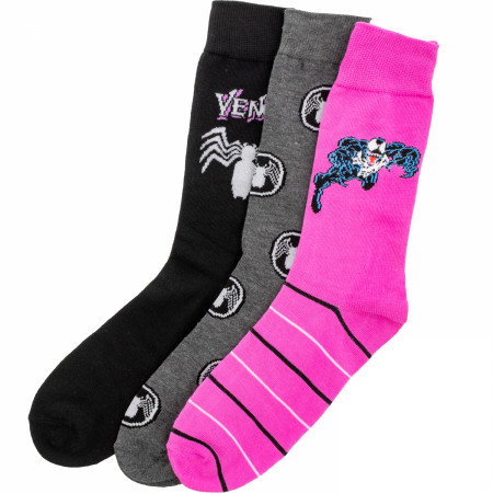 Venom - We are Venom 3-Pair Crew Socks Box Set - SuperHeroStuff