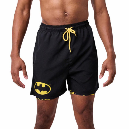 Batman Active Shorts with Printed Liner - SuperHeroStuff