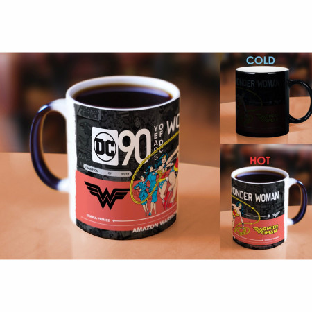 Wonder Woman DC 90th Morphing Mugs Heat Change Mug - SuperHeroStuff